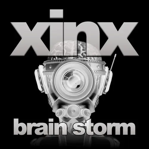 Brain Storm single cover art by Xinx - Electronic music track artwork