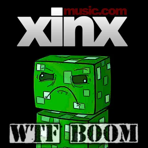WTF BOOM single cover art by Xinx - Electronic music track artwork